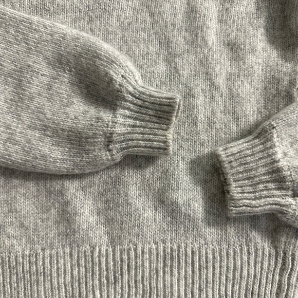 White House Black Market Embellished Gray Sweater - Picture 7 of 10